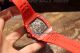 Best Copy Richard Mille Carbon Fibre Case Red Rubber Strap 43mm (2)_th.jpg